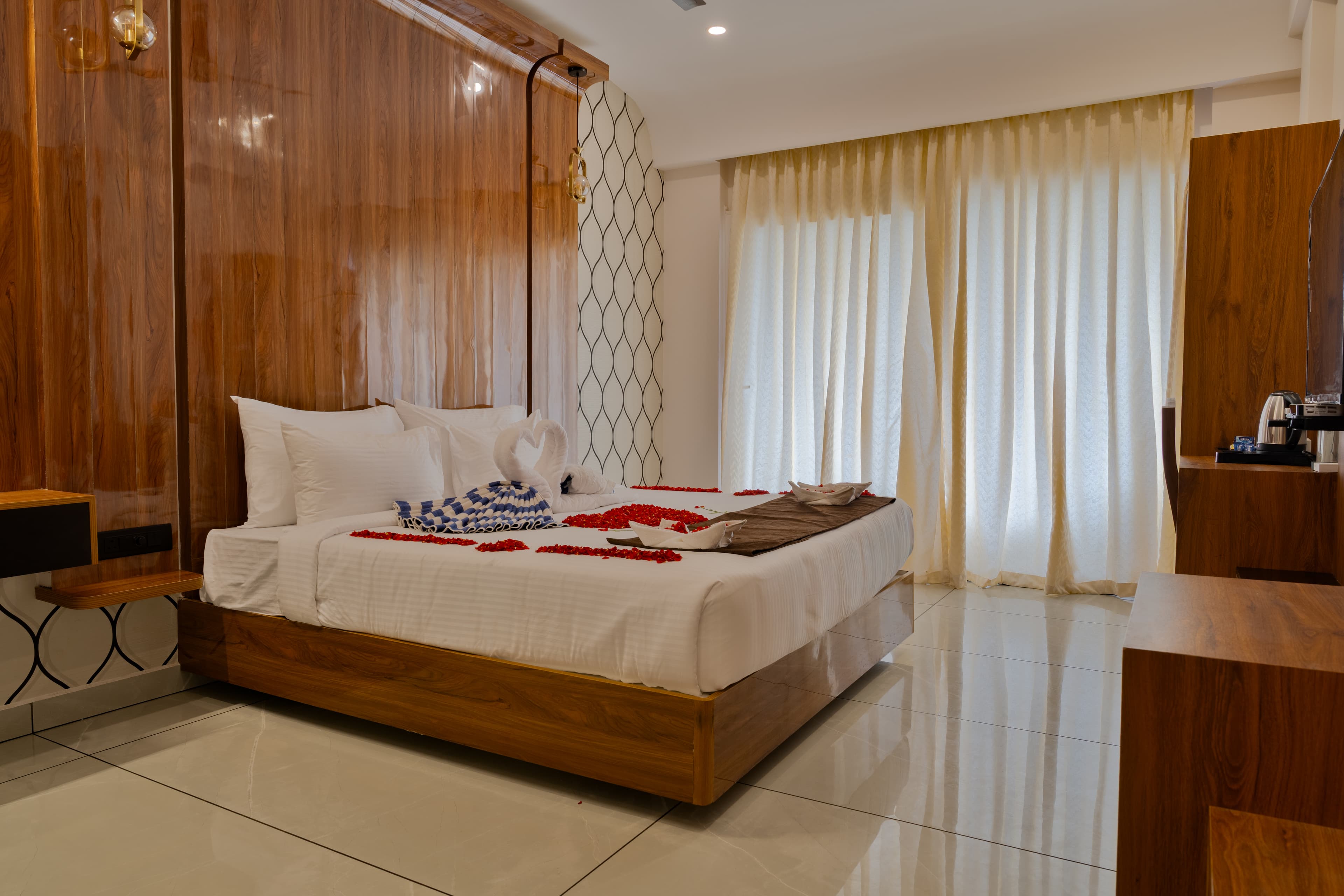Comfortable sitting area inside the executive room